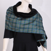 Stole, Velvet and Silk-Effect Tartan Stole, in ANY Tartan